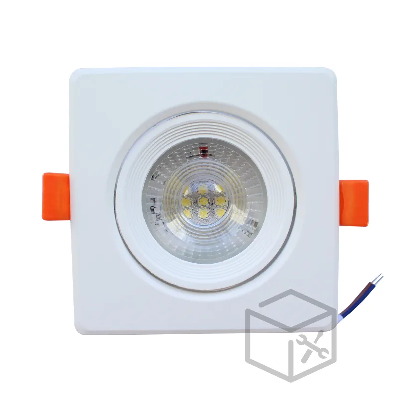 Lampes spots plafond LED encastrable 6W/7W 125mmm