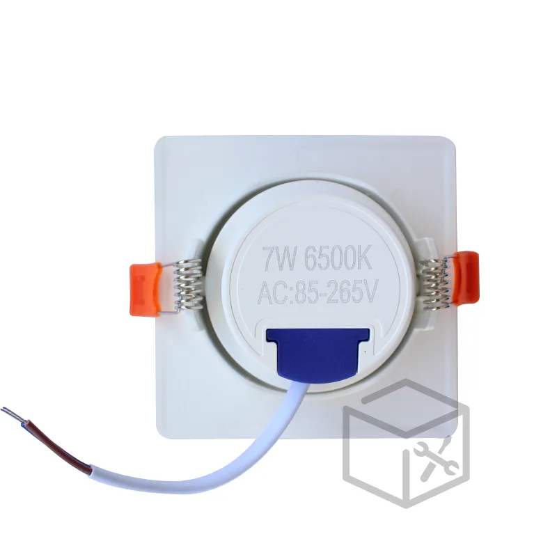 Lampes spots plafond LED encastrable 6W/7W 125mmm